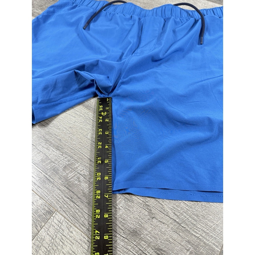 Rhone Active Shorts  2XL Blue Swift Lined Athletic Performance Running Gym EUC - Picture 7 of 7
